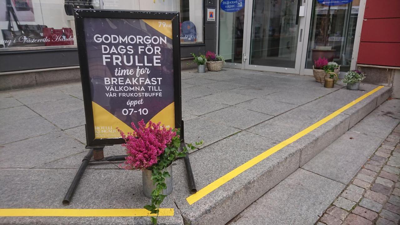 Hotell Kungsljus, Budgethotell Västervik Dış mekan fotoğraf